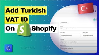 🇹🇷How to add Turkish VAT ID on Shopify through Final app | Turkey Tax setup E-commerce screenshot 5