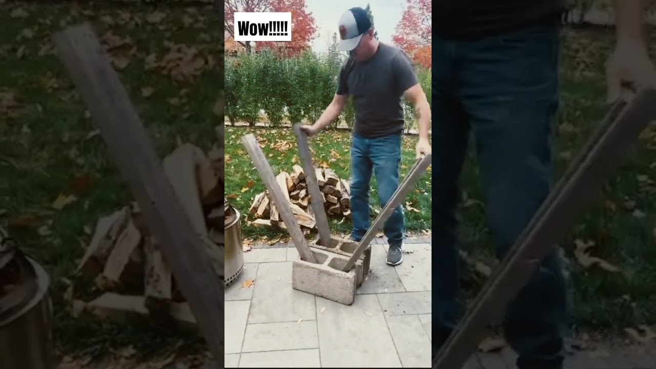 Smart wood stacking hacks! 