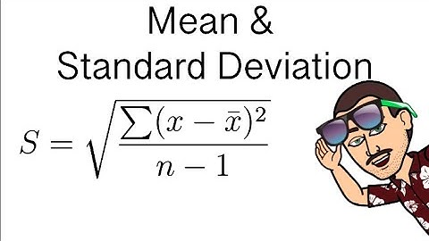 Mean and Standard Deviation - Coffee and Statistics with Dr. Weselcouch
