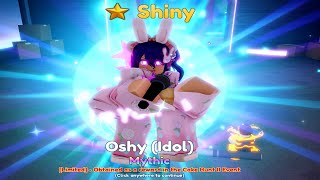 Showcasing New Evolved Shiny Oshy Idol Is INSANELY Strong In Anime  Adventures Update 12.5! Roblox 