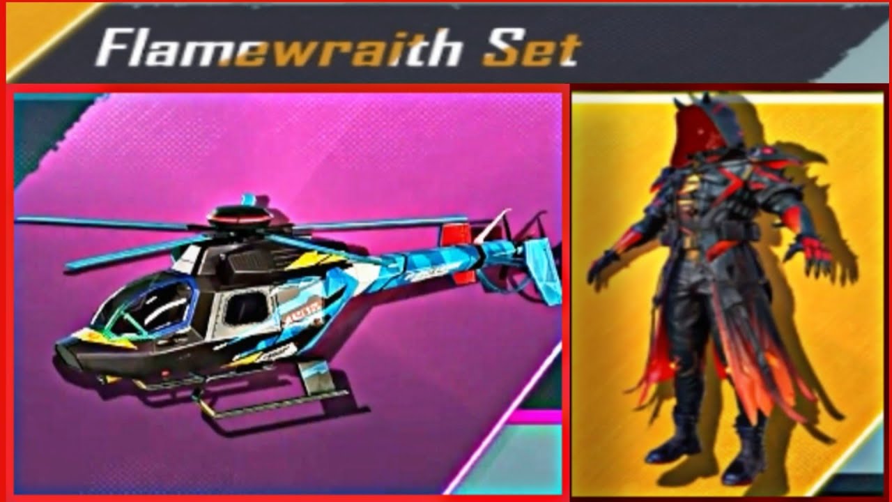 😱Flamewraith Set Opening| Battlegrounds Mobile India 