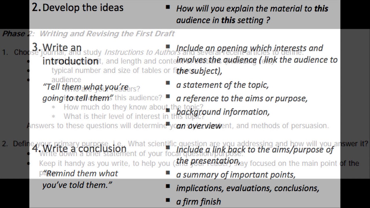 How to write an abstract for your dissertation proposal