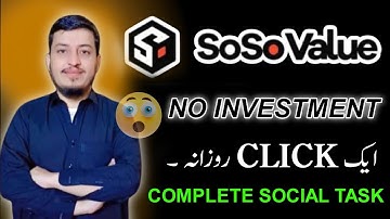SOSO VALUE Airdrop Full overview || How to Work on SOSO VALUE
