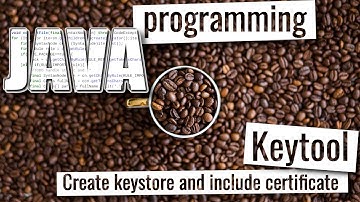 Java programming - How to create java keystore and to include existing certificate