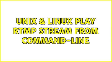 Unix & Linux: Play RTMP stream from command-line