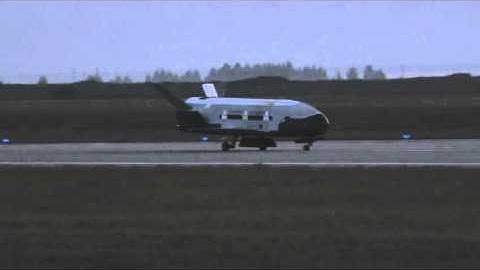 Super Secret X-37B Space Plane Lands in California