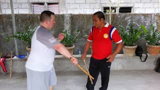 Arnis Blocking With Newcomer
