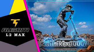 Ausom L2 Max 🛴 Elektryczna Hulajnoga 2x1000w / Recenzja 4k