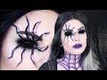 3D SPIDER QUEEEN | halloween make-up tutorial