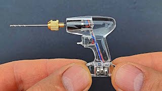 Smallest micro drill in the world. Homemade