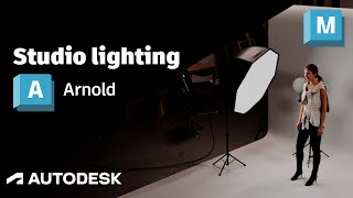 Arnold Tutorial: Studio lighting setup in Arnold for Maya (GPU)