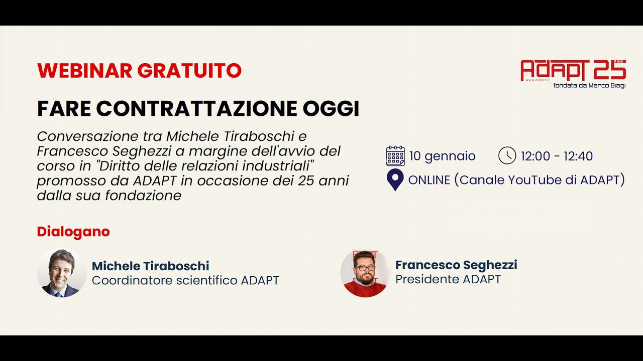 Fare contrattazione oggi