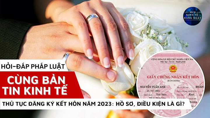 Hướng dẫn làm giấy kết hôn