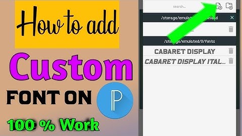 How to add custom fonts in pixellab App | Make professional Thumbnail your videos