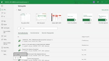 Excel 1 Dakika - EXCEL AYARLARI #3 - VARSAYILAN FONT, SAYFA SAYISI