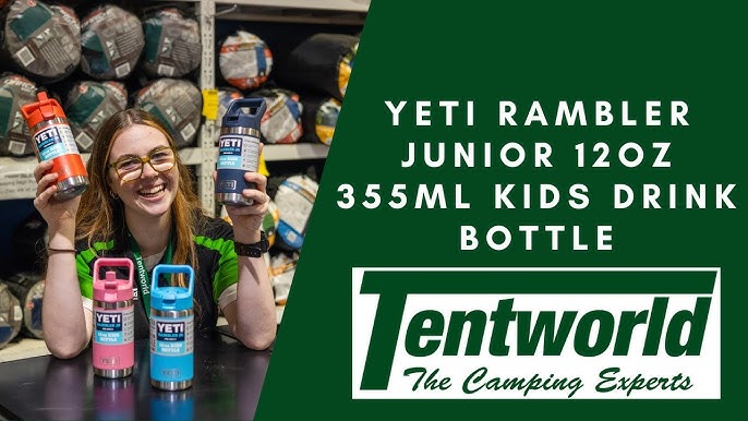 Yeti Jr. Kids Bottle and Yeti 12 oz Rambler With Hotshot Cap