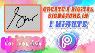 How to create a digital signature using PicsArt in 1 minute screenshot 4
