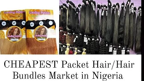 LAGOS ISLAND WAREHOUSE FOR Packet Hair, Hair bundles| Biggest Hair Market in Nigeria| Market Vlog