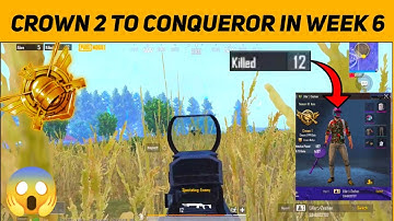CROWN 2 TO SOLO FPP CONQUEROR IN WEEK 6 SAMSUNG A3,A5,A6,A7,J2,J5,J7,S5,S6,S7,59,A10,A20,A30,A50,A70