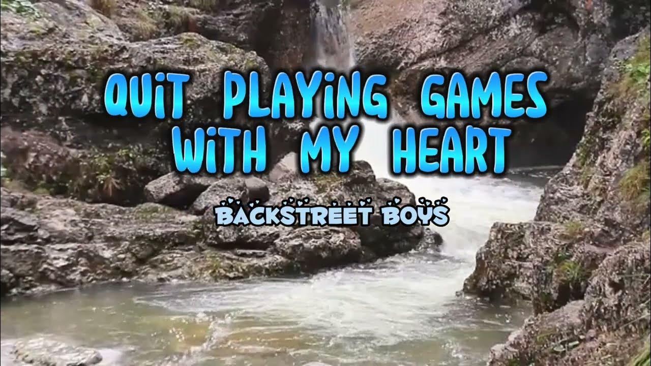 Quit Playing Games With My Heart Deutsch www.youtube.com
