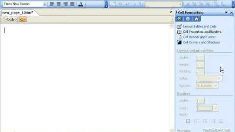 FrontPage Tutorial Using the Task Pane Microsoft Training Lesson 1.6