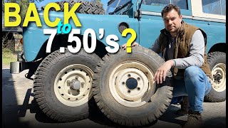 Land Rover Series 3 Restoration - Going Back to 7.50 x 16 Tyres? - Part 82