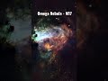 The omega nebula through my telescope shorts astronomy telescope astrophotography