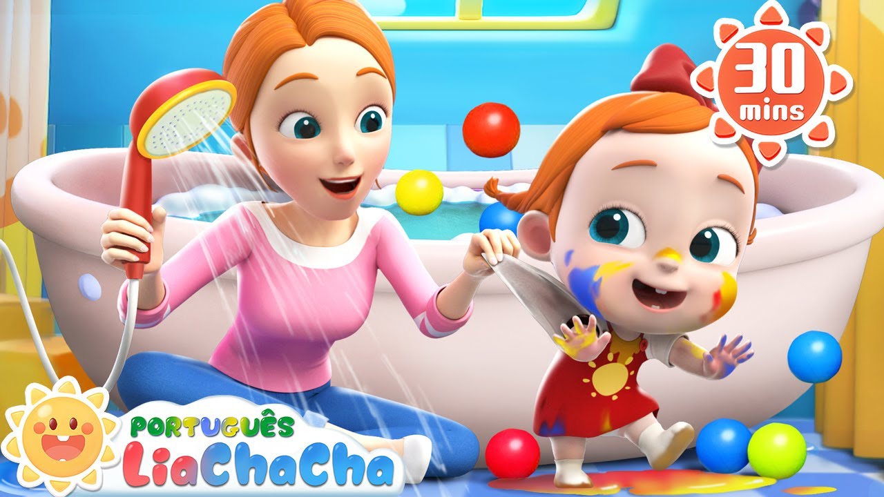 Banho Divertido 🫧 | Canção do Banho | Hora do Banho | LiaChaCha em Português - Músicas Infantis