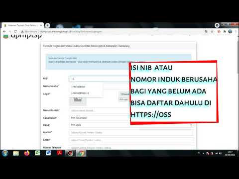 Tutorial Pendaftaran UMKM Di Website DPMPTSP Kabupaten Karawang