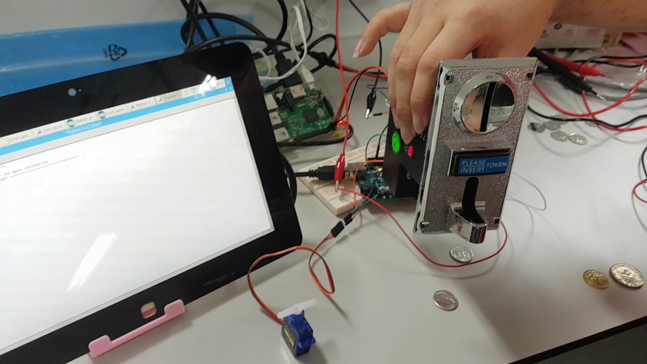 Coin acceptor with arduino and raspberry pi demonstration (Malaysia ...