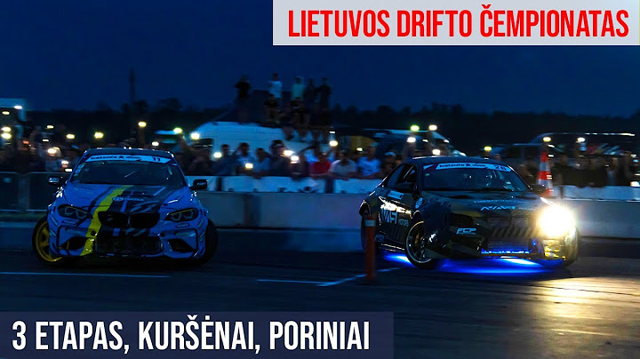 Lietuvos drifto čempionatas 2022, 3 etapas Kuršėnai poriniai // Baltic drift championship R5 tandems