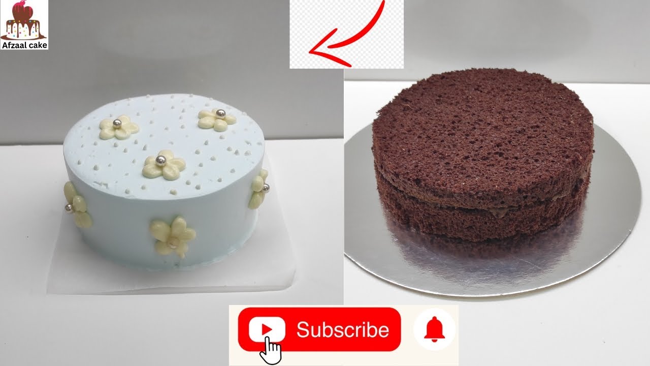 how to make mini cake design || easy decoration - YouTube