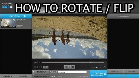 GoPro Studio 2.0 - Rotato / Flip - GoPro Tip #222 | MicBergsma