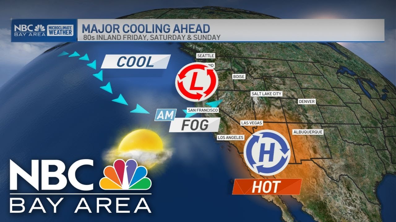 Bay Area Forecast: Much needed cooling on the way - YouTube