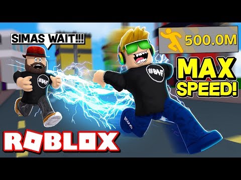 I AM SUPER FAST in ROBLOX LEGENDS OF SPEED!!!