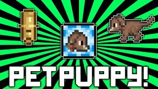 Terraria 1.2.2: How to get the Pet Puppy! (Dog Whistle Summoning Item) @demizegg