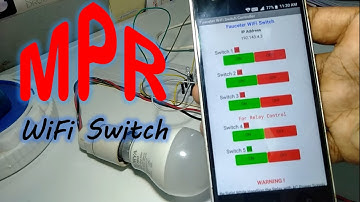 WiFi Switch | Control Your Home Appliances with SmartPhone App over WiFi | Pradeep Raj |THE FAUCETER