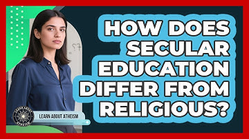 How Does Secular Education Differ From Religious?