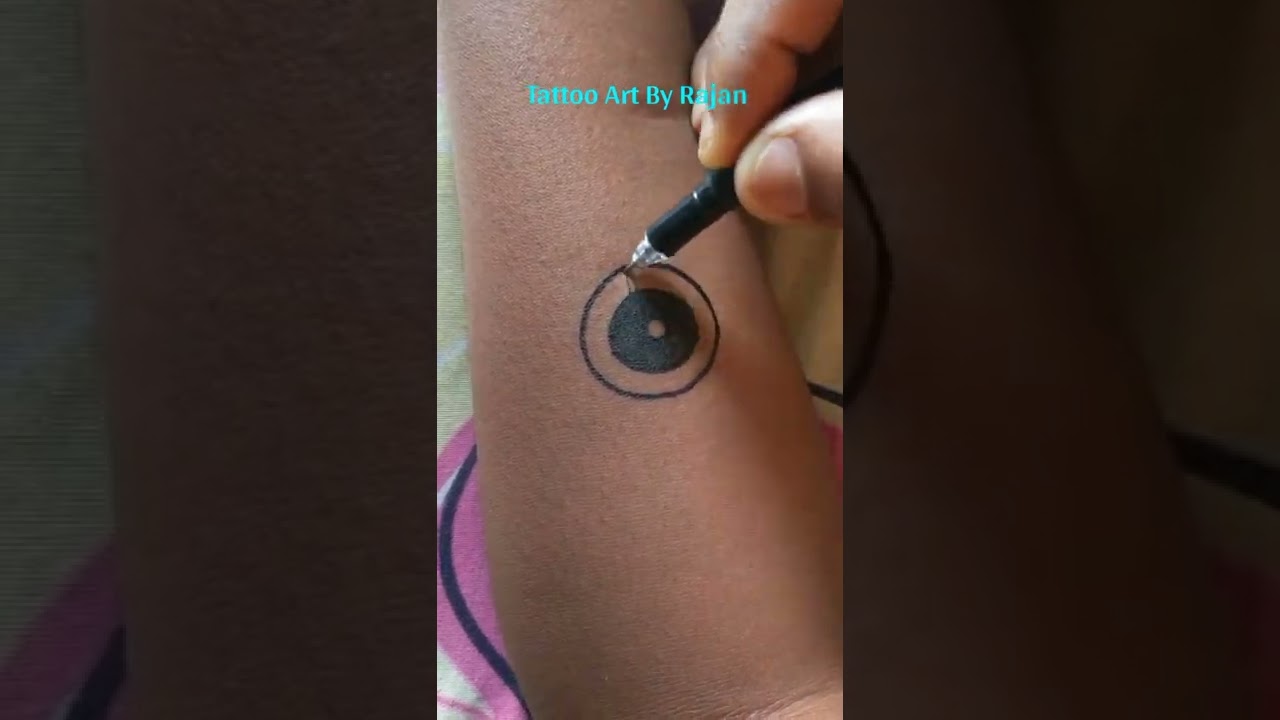 How to make sharingan tattoo with pen