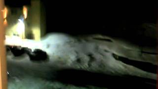 Drunk sledding