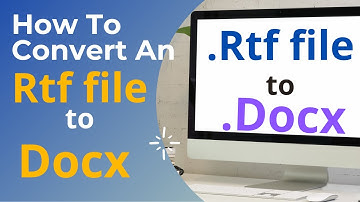 How To Convert a Rich Text file(.rtf) file to a microsoft word file(.docx)