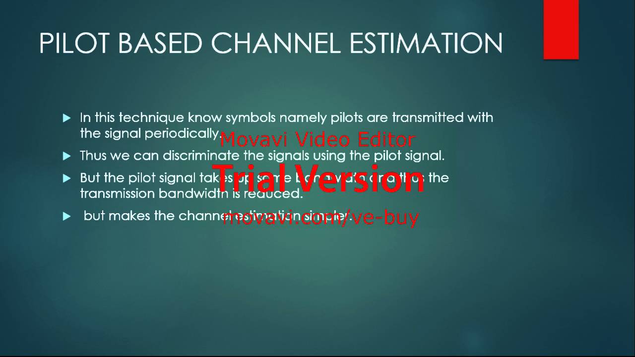 Channel estimation for OFDM