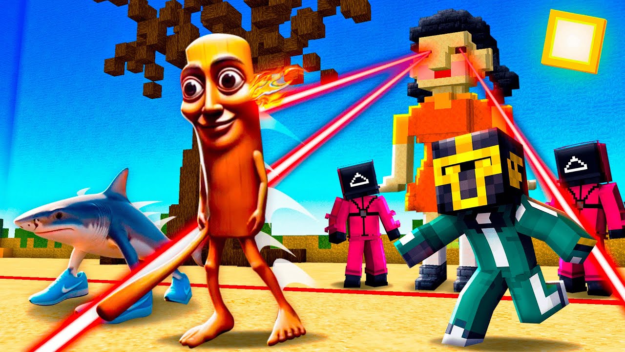 ITALIAN BRAINROT PARTICIPA EN EL JUEGO DEL CALAMAR 2 EN MINECRAFT 😱