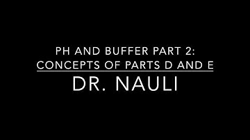 pH and Buffer Part 2