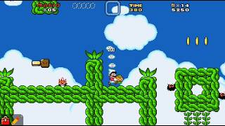 Erics Super Mario Construct Levels: Beanstalks in the Clouds