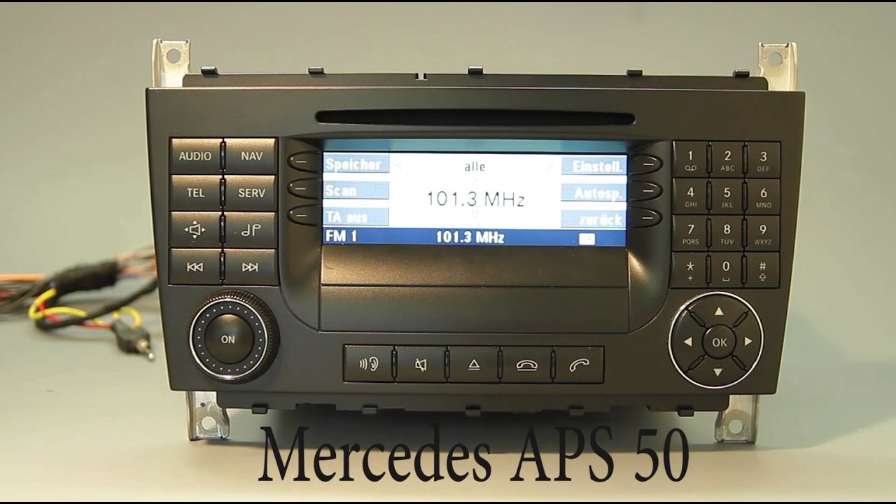 Mercedes Benz APS 50 Navigationssystem / Reparatur / Meisterhand-Service -  YouTube