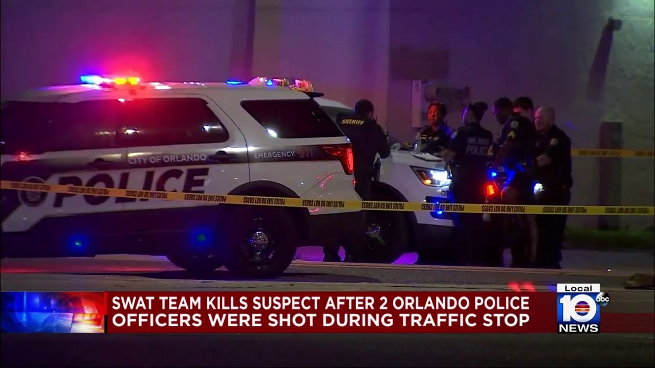 Suspect killed after 2 Orlando police officers shot during traffic stop ...