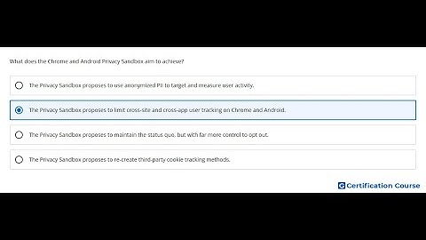 What does the Chrome and Android Privacy Sandbox aim to achieve?