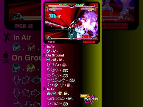 MvC2 - Cyclops/ Wolverine/ M. Bison Combo