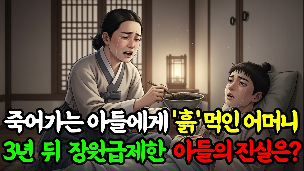 죽어가는 아들에게 매일 '흙'을 먹인 어머니, 3년 뒤 장원급제한 아들이 밝힌 눈물겨운 진실ㅣ야담ㅣ민담ㅣ설화ㅣ옛날이야기ㅣ조선야담ㅣ전설